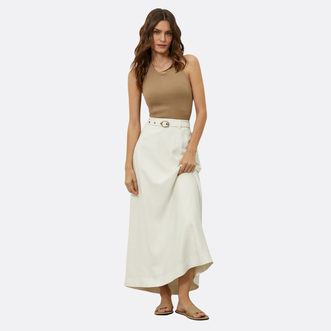 <PRODUCTTITLE> in White by Shoulder.