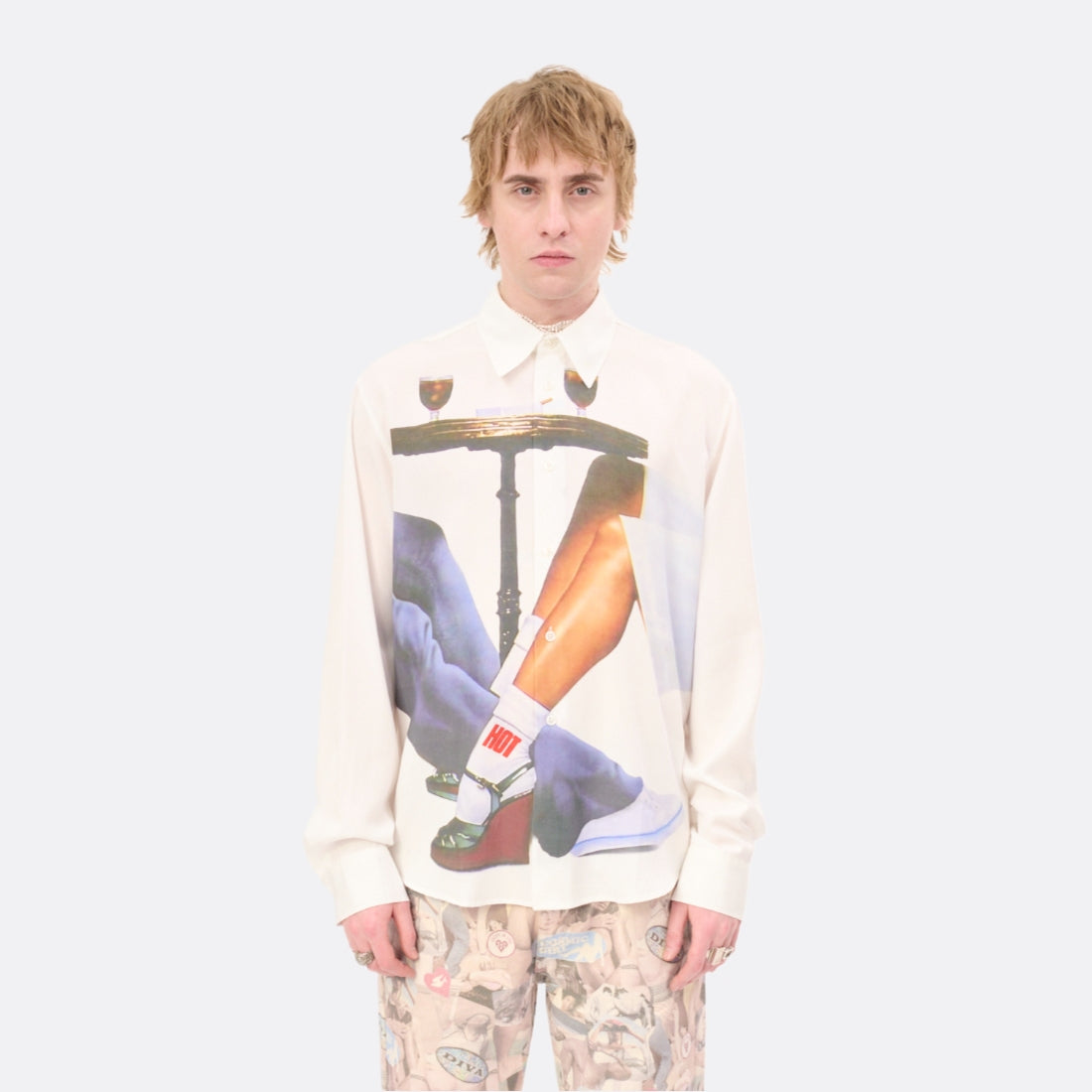 <PRODUCTTITLE> in White by Carne Bollente.