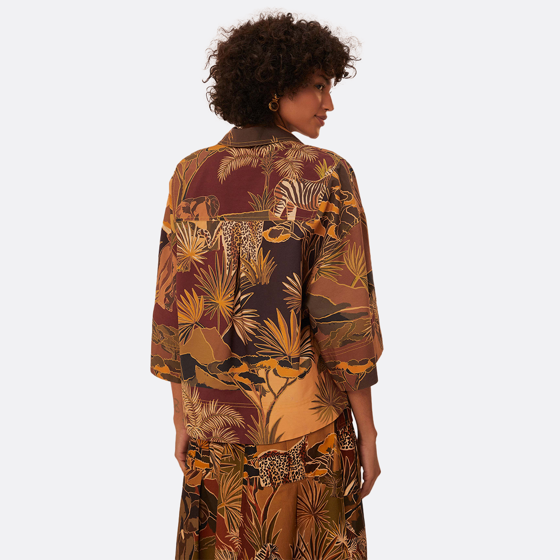 <PRODUCTTITLE> in Brown by FARM RIO.
