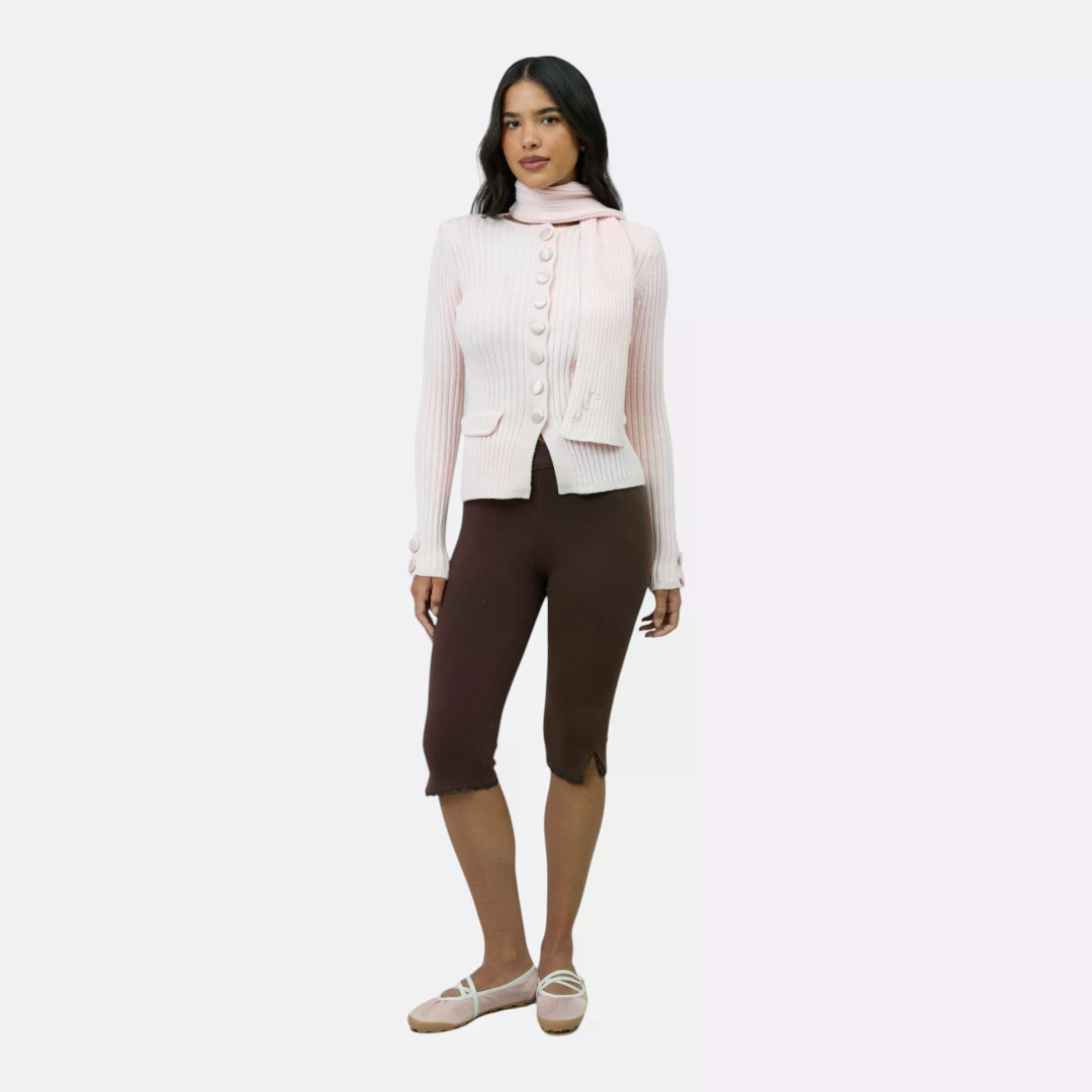 <PRODUCTTITLE> in Pink by House of Sunny.