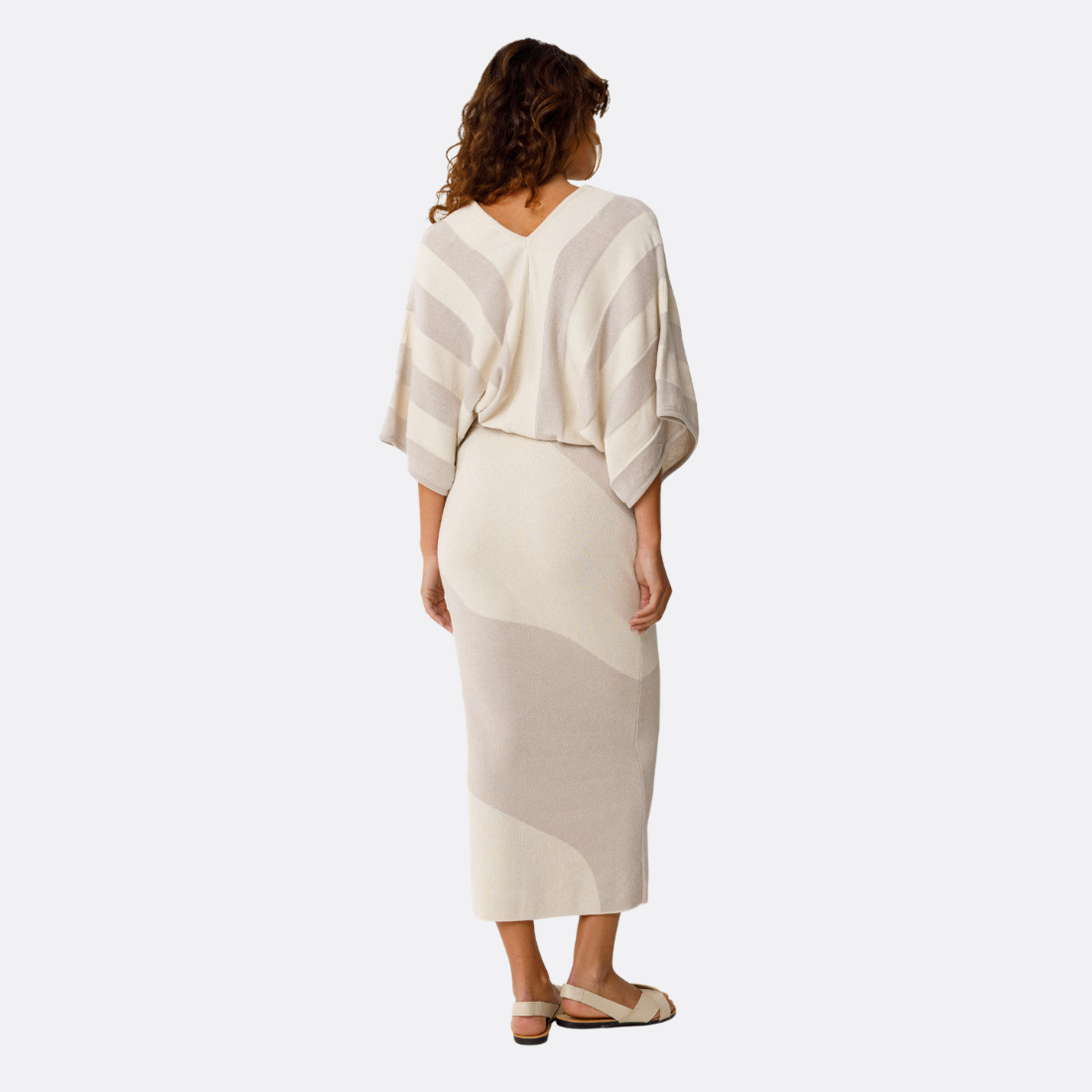<PRODUCTTITLE> in Beige by SKFK.