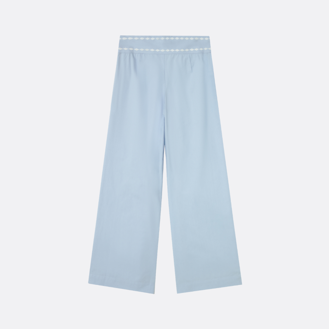 Embroidered Wide Pants