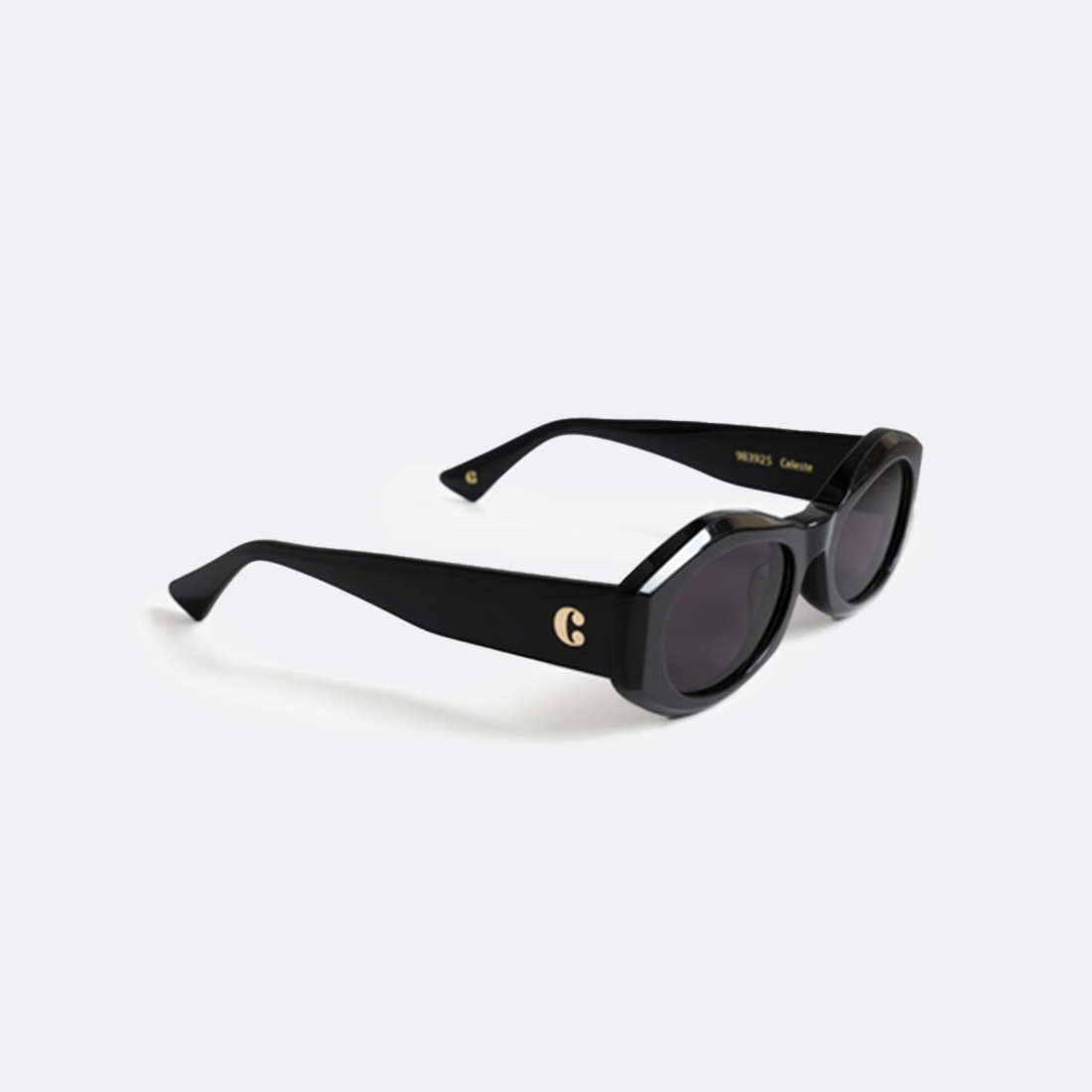 <PRODUCTTITLE> in Black by Corlin Eyewear.