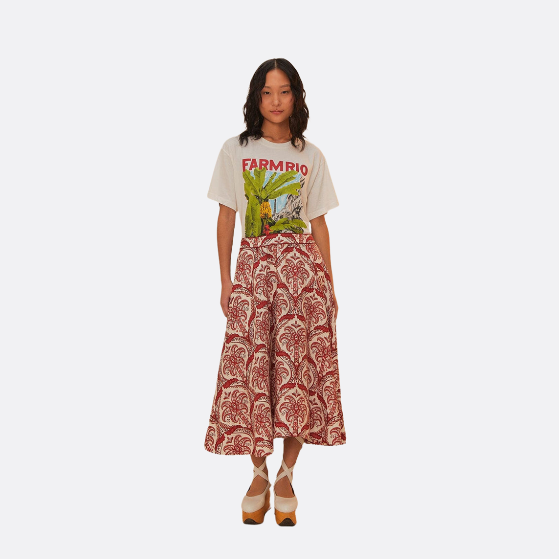 <PRODUCTTITLE> in White by FARM RIO.