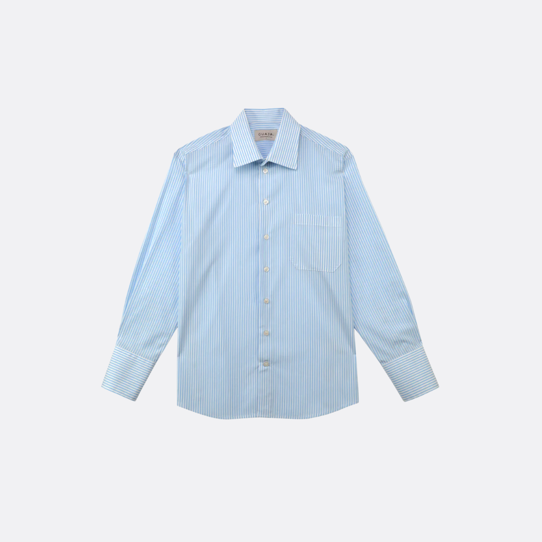 Das Freund Hemd blau und weiße Streifen