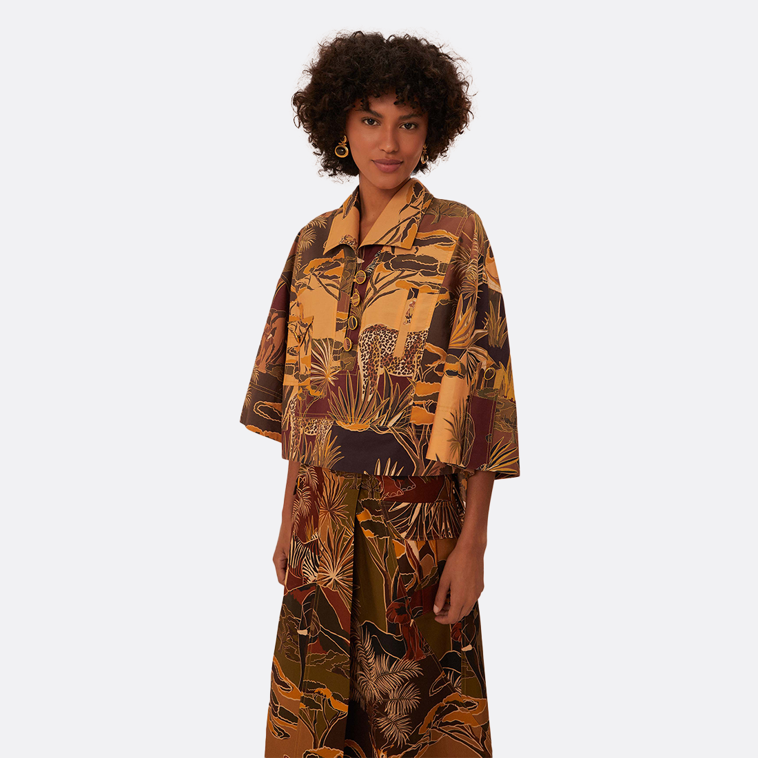 <PRODUCTTITLE> in Brown by FARM RIO.