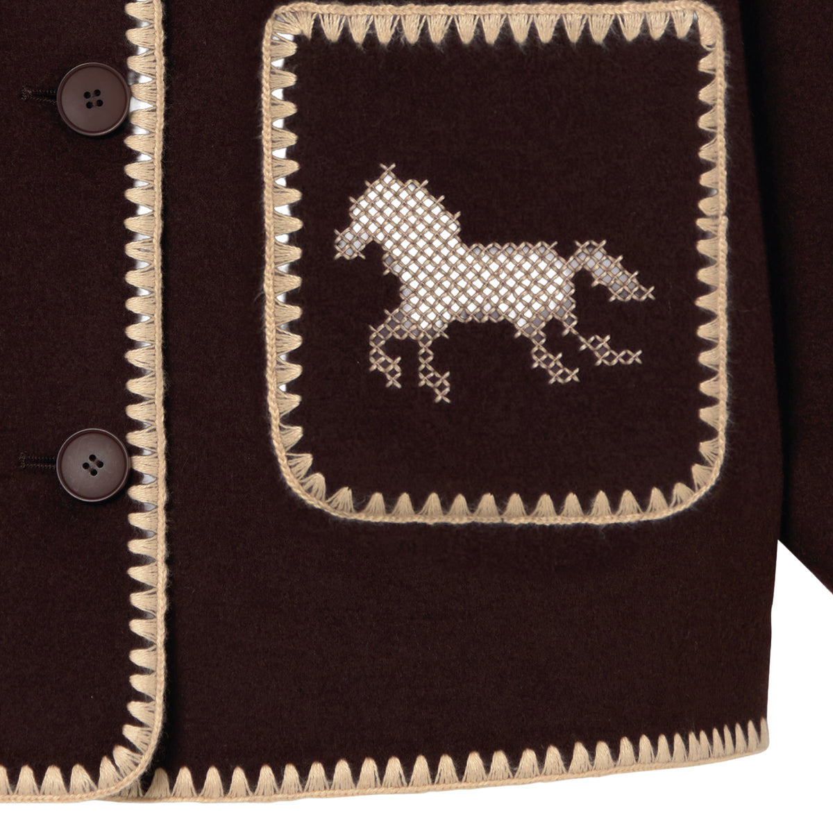 <PRODUCTTITLE> in Brown by Tiny Big Sister.
