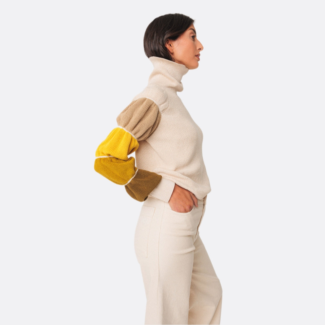 <PRODUCTTITLE> in Beige by SKFK.