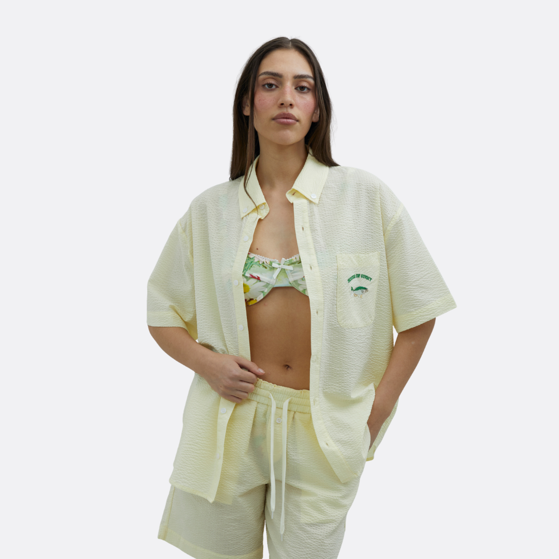 <PRODUCTTITLE> in Yellow by House of Sunny.