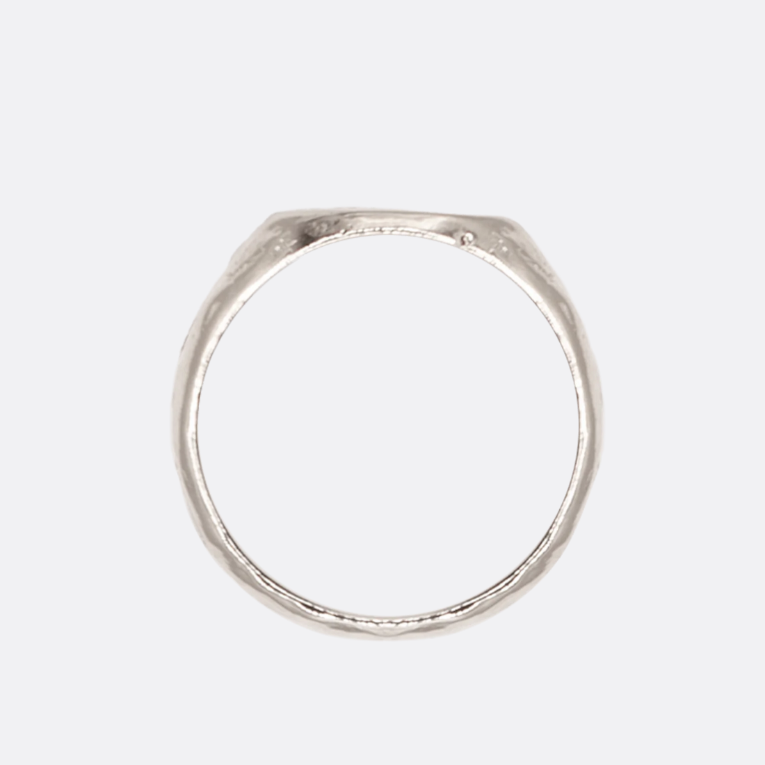 Anillo plateado de Bonita Signet