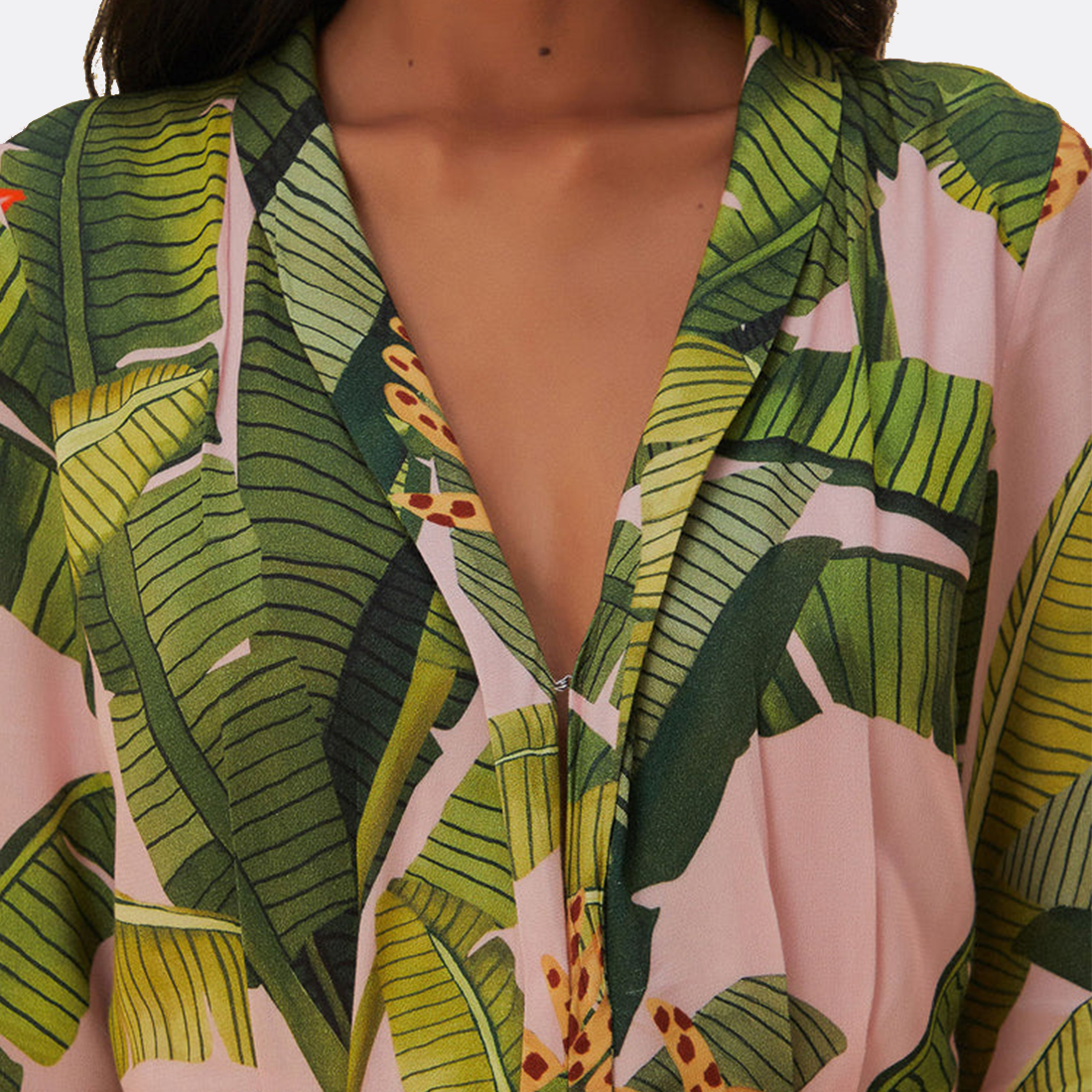 Banana Leaves Maxi Dress