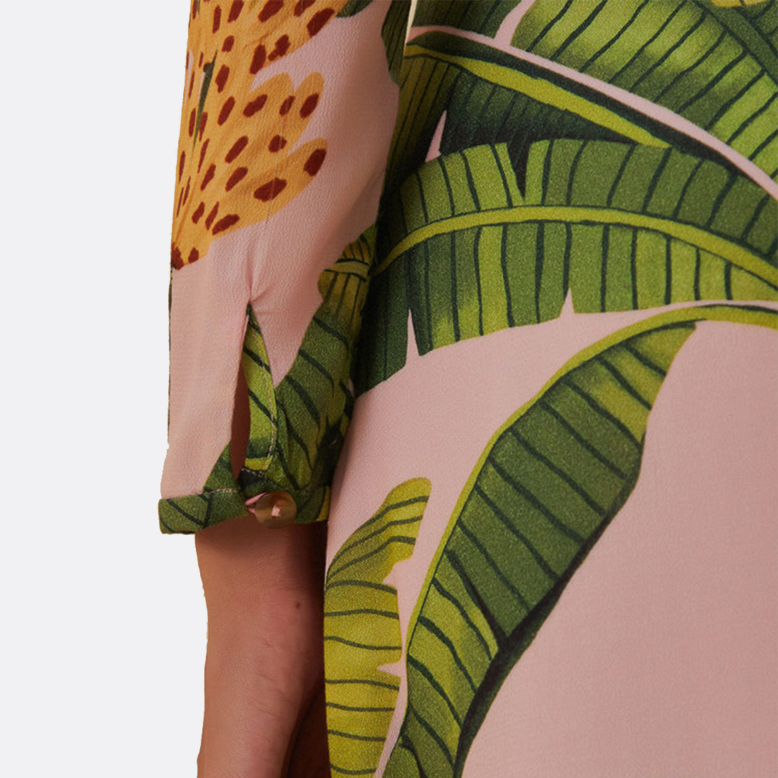 Banana Leaves Maxi Dress
