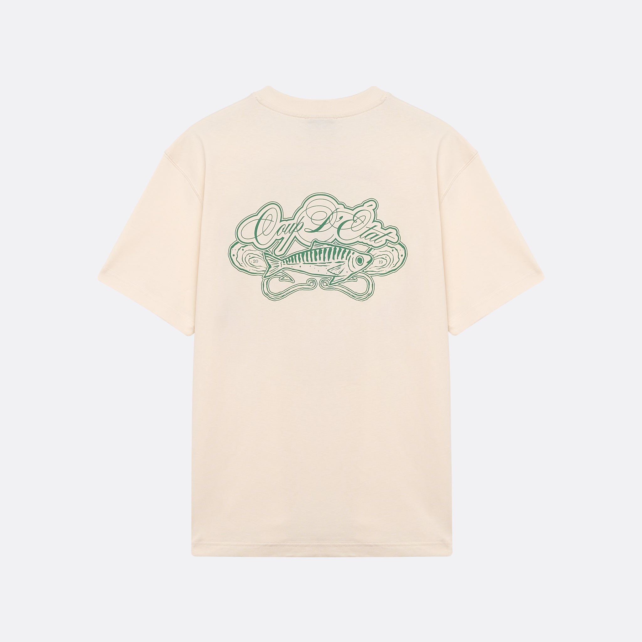 Sardine Tee Green Print