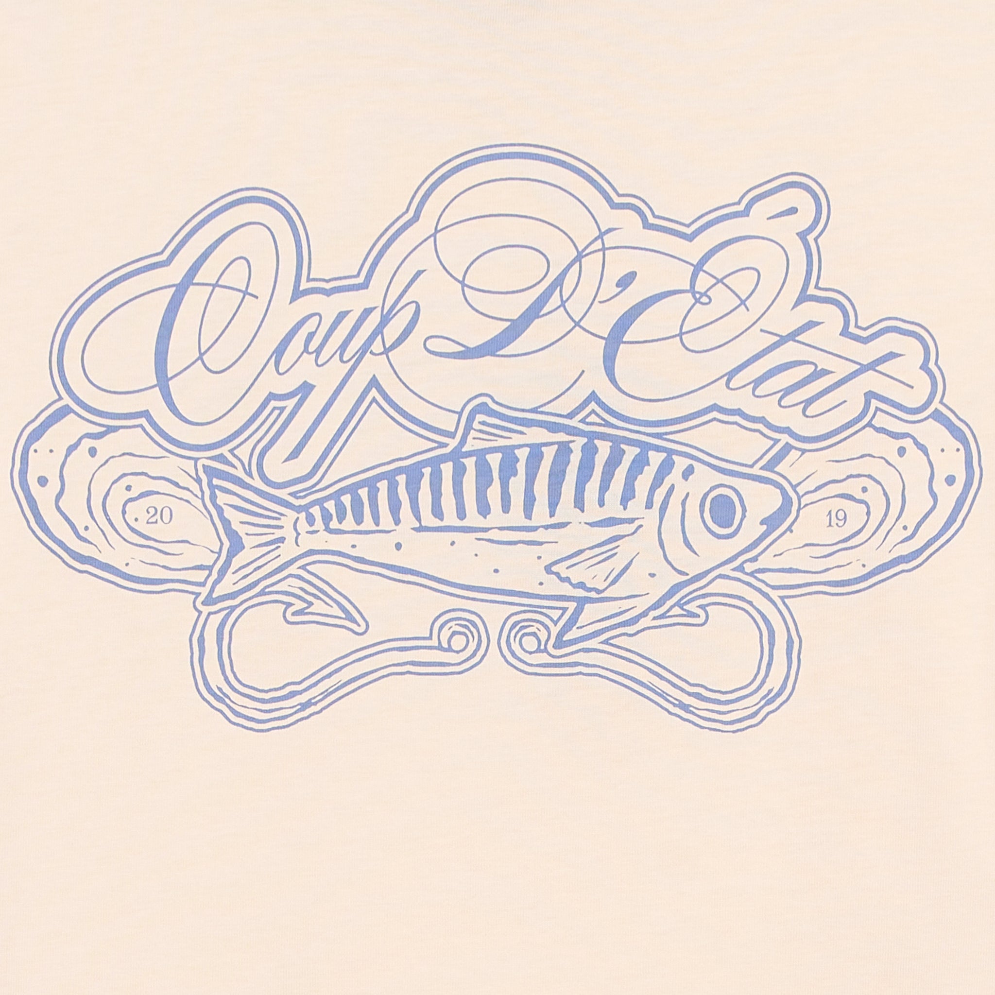 Sardine Tee Blue Print