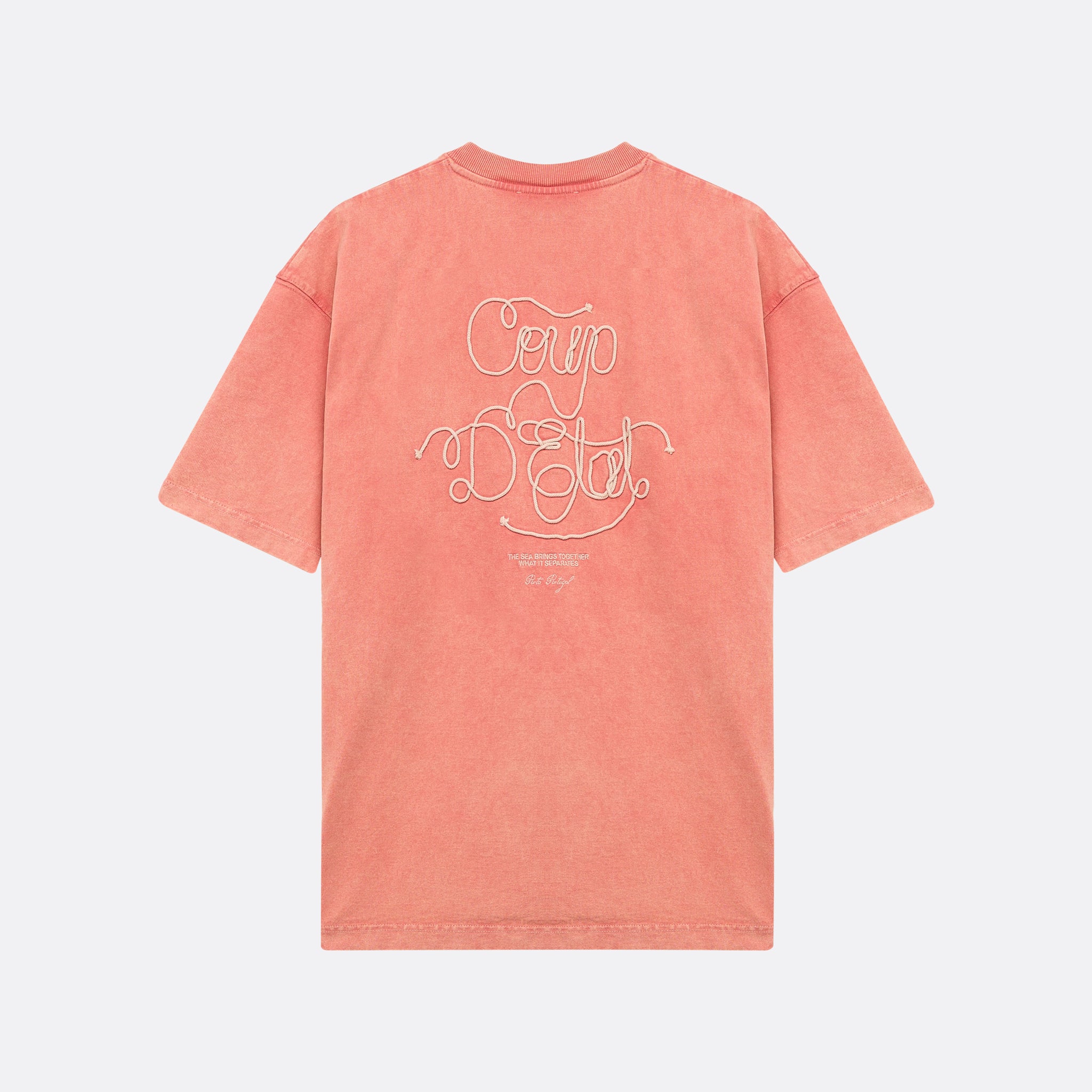 Sailing Rope Tee Pink Whased