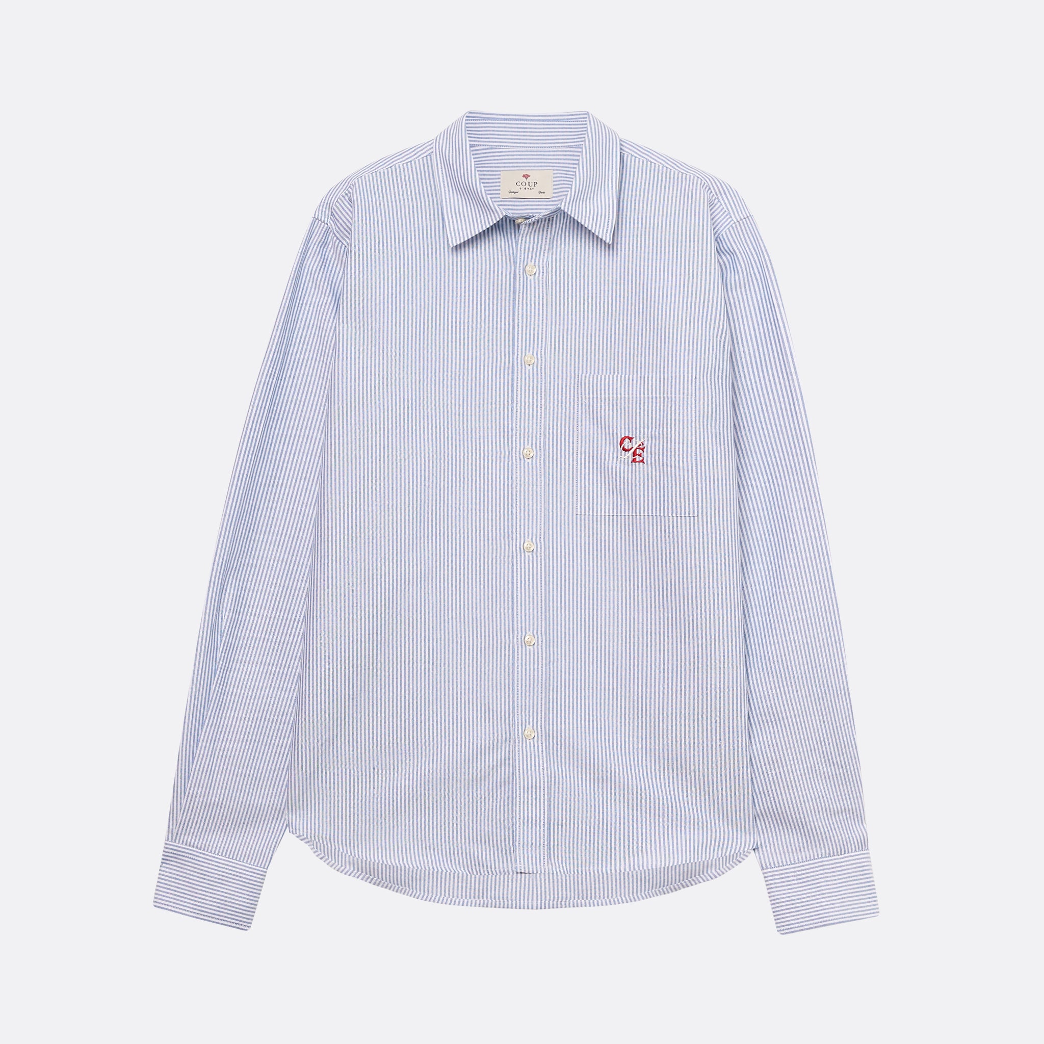 Chemise de poche Blue Striped
