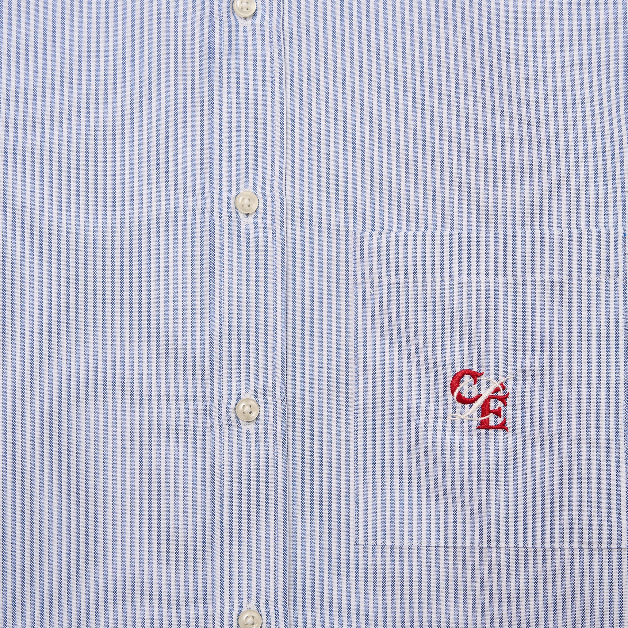 Chemise de poche Blue Striped