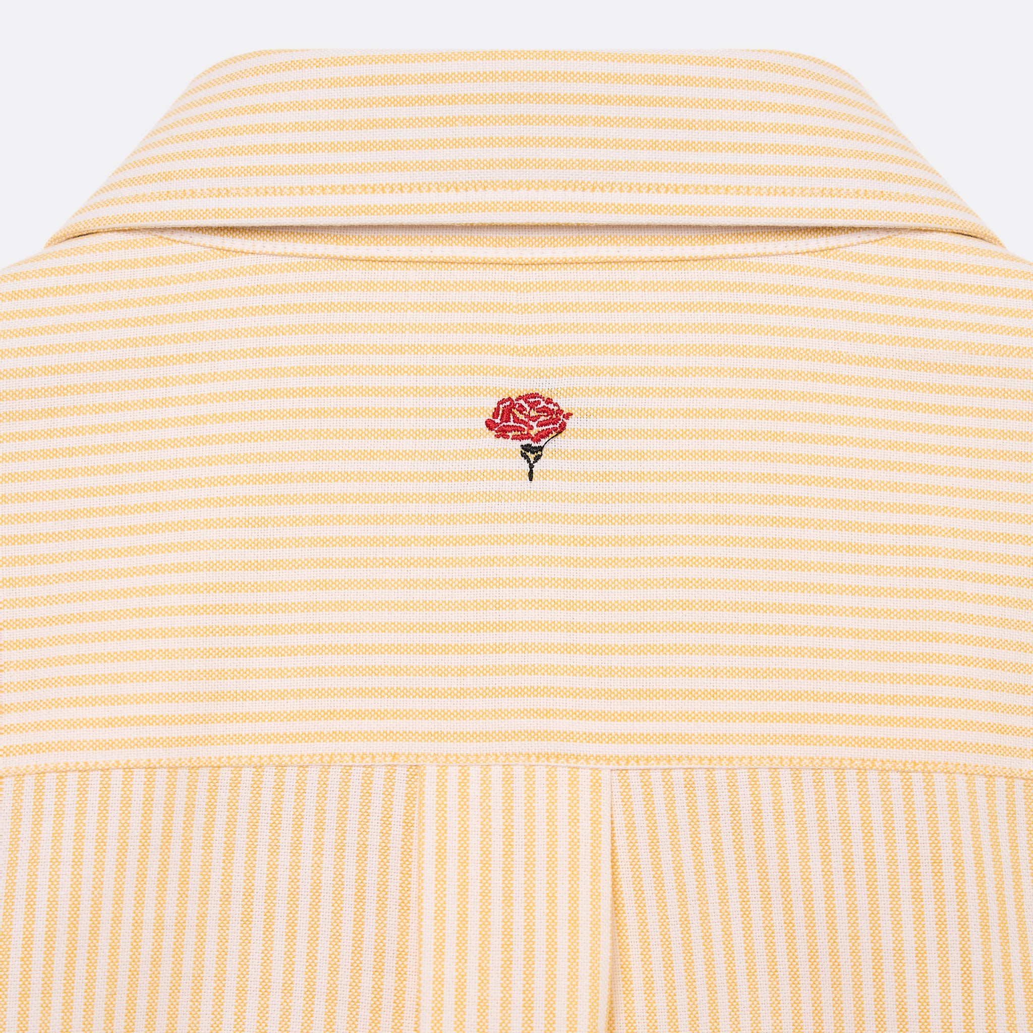 Chemise de poche jaune rayée