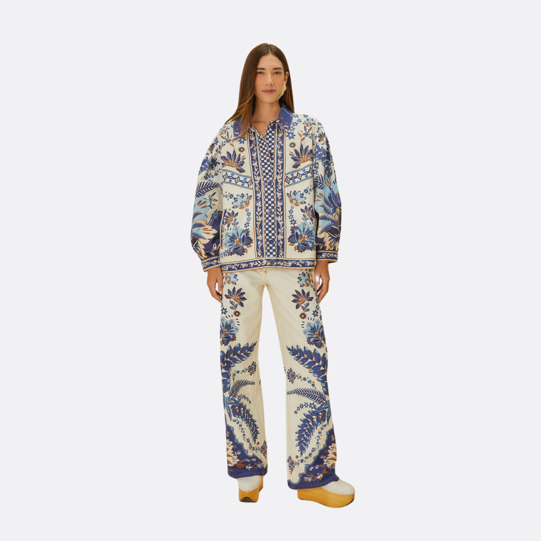 Jacke Ana Tapissery Tropical