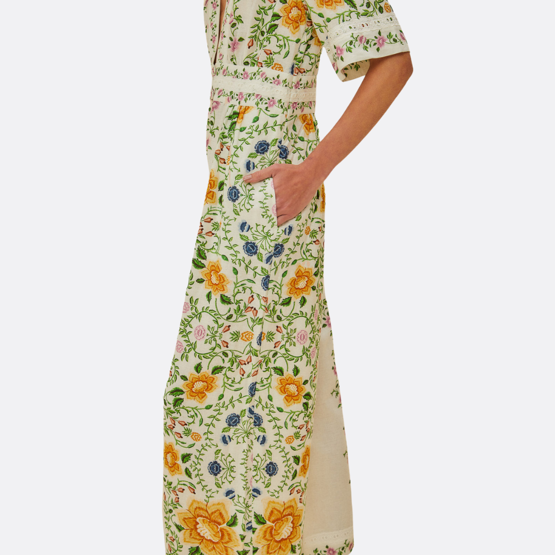 Overall-Volks-Blumen-Off-White