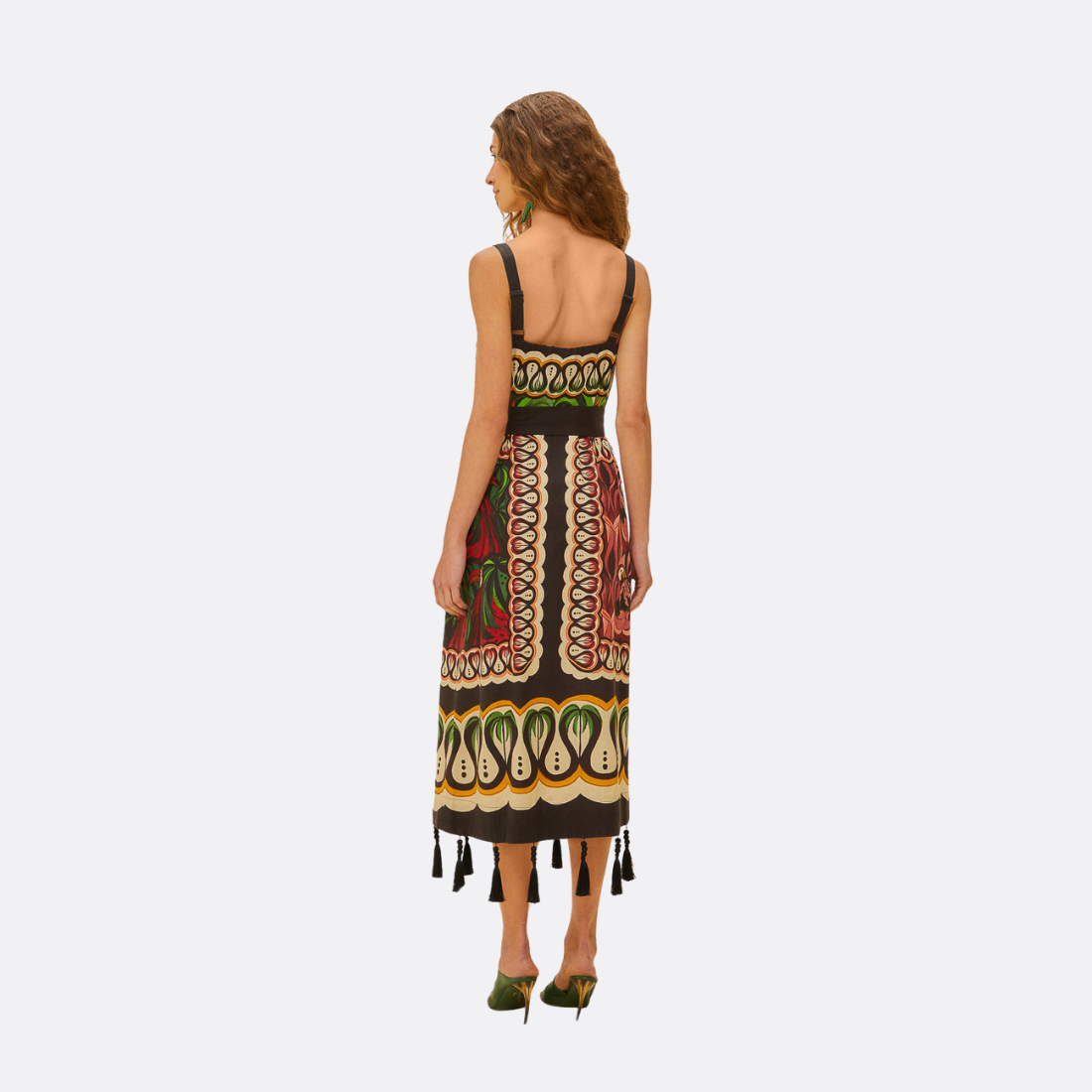 Scarf Dress Coconut Tree Flow