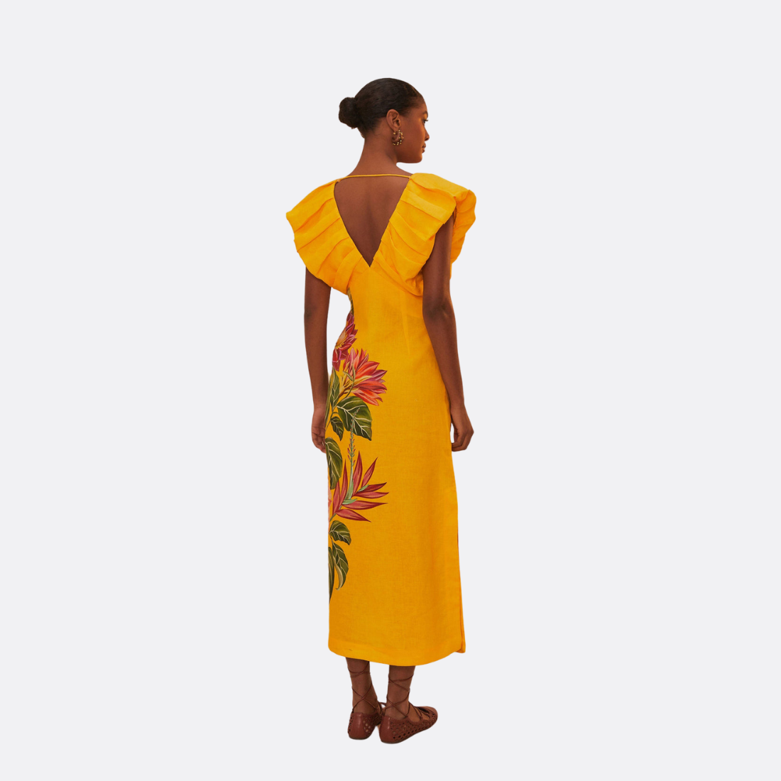 Vestido Midi Sem Mangas Despertar de Primavera