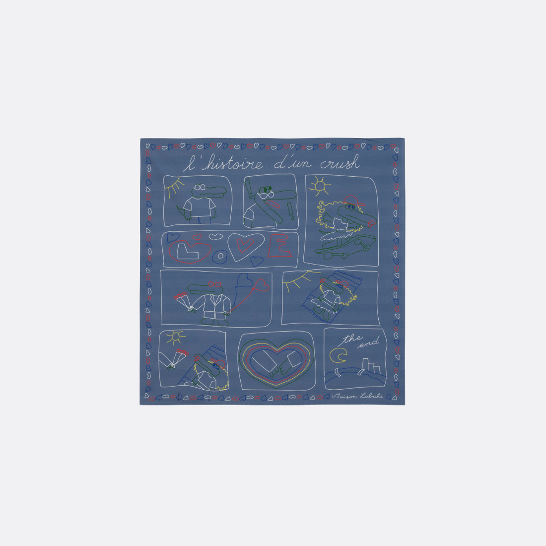 Lampue Croco Crush Scarf