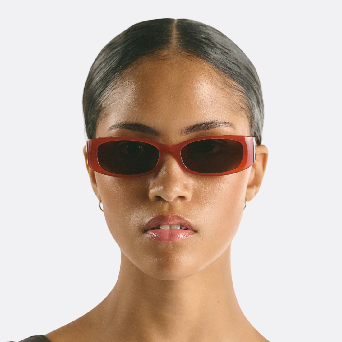 <PRODUCTTITLE> in Red by Corlin Eyewear.