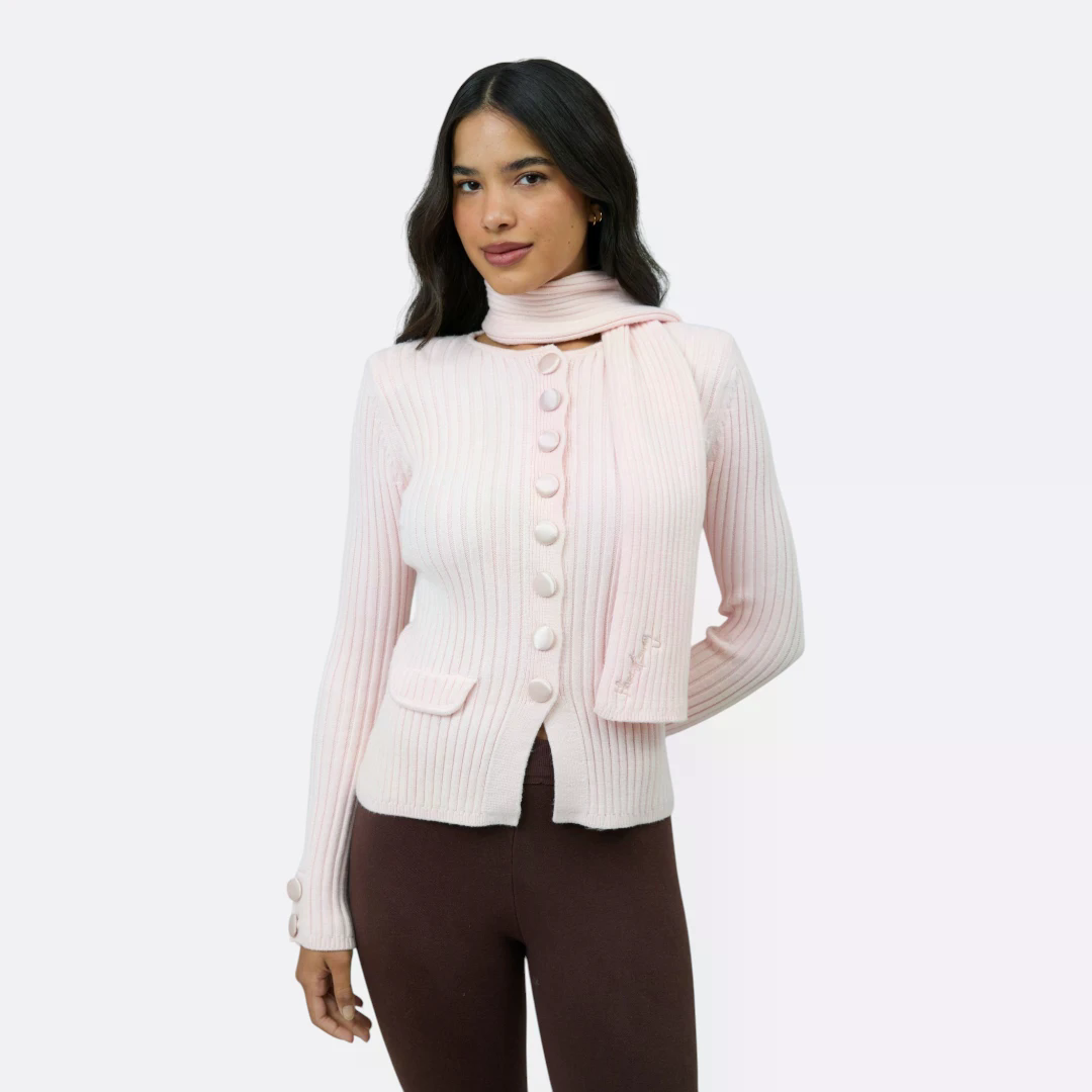 <PRODUCTTITLE> in Pink by House of Sunny.