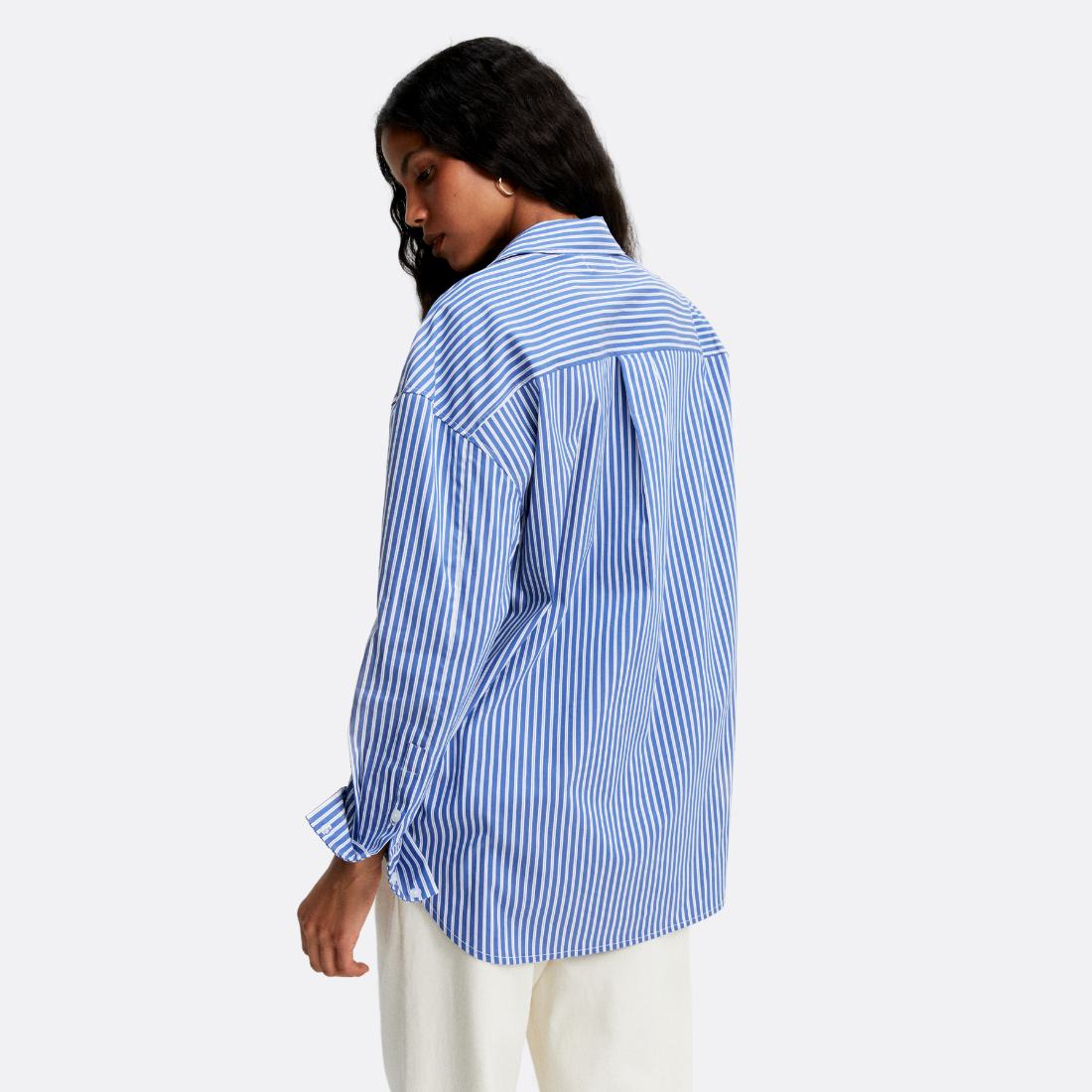 <PRODUCTTITLE> in Blue by Shoulder.