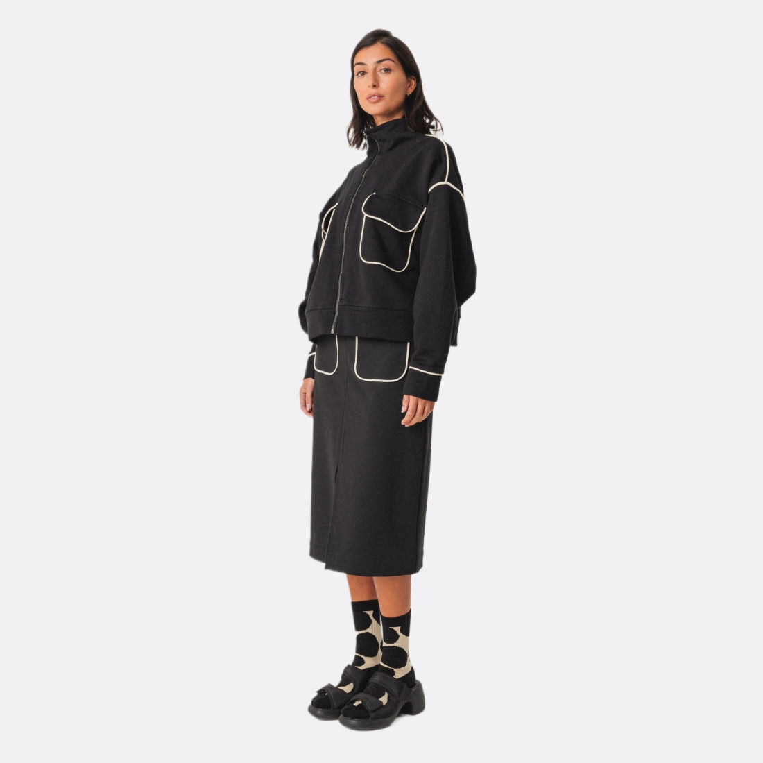 <PRODUCTTITLE> in Black by SKFK.
