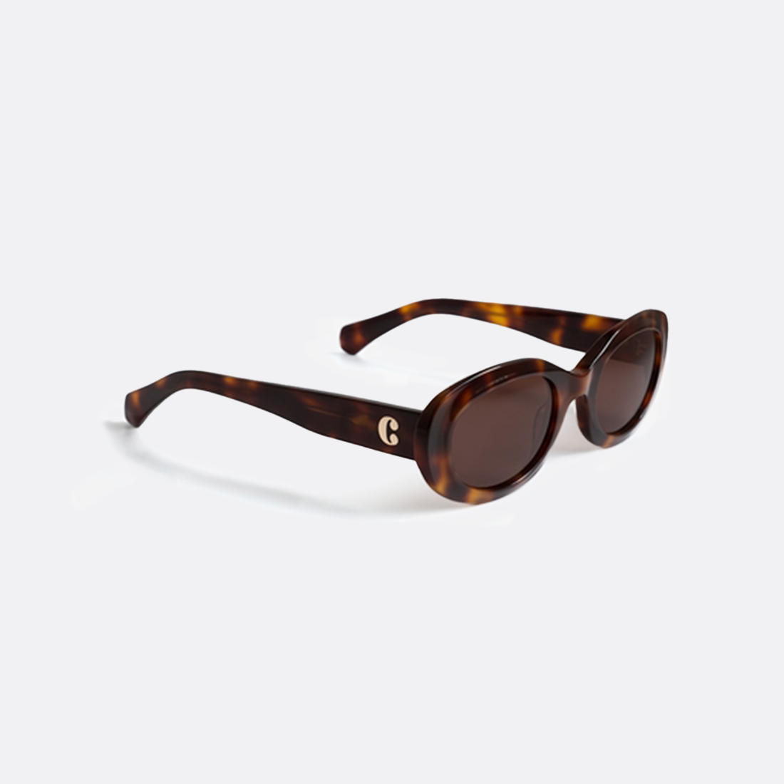 <PRODUCTTITLE> in Brown by Corlin Eyewear.