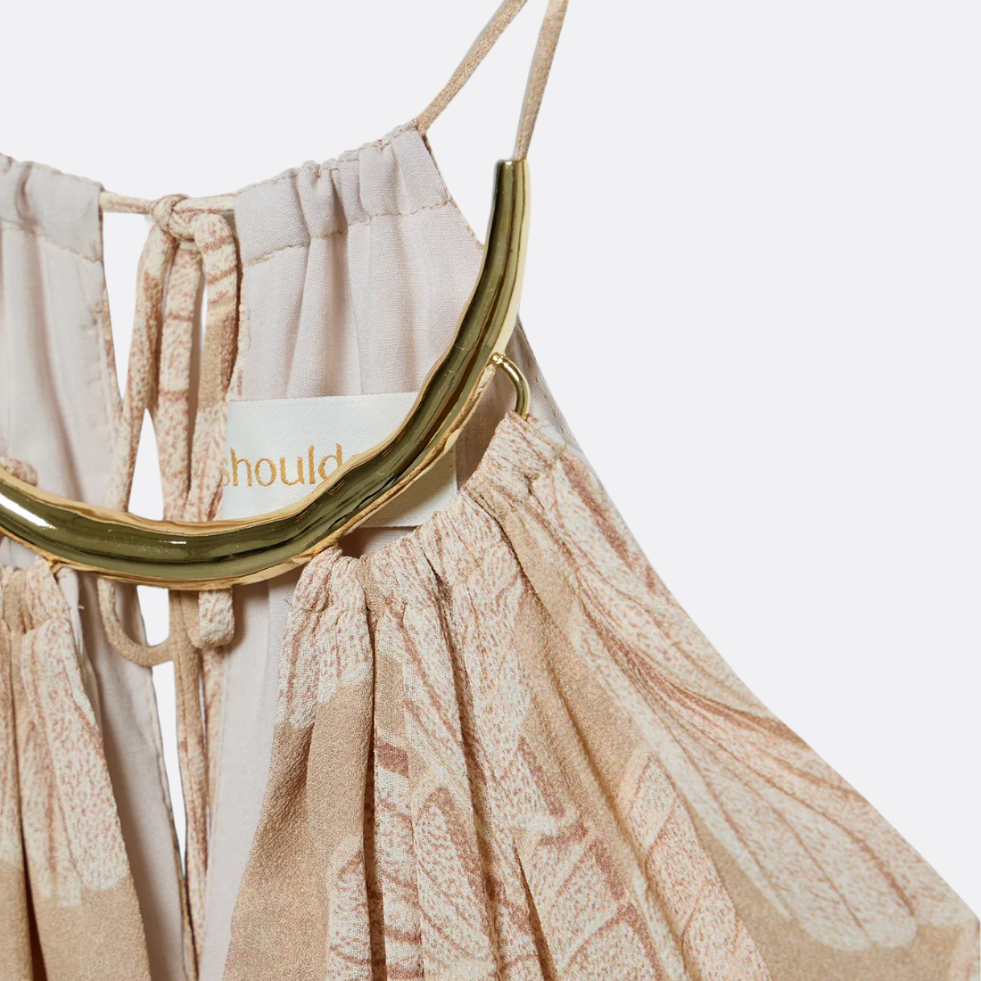 <PRODUCTTITLE> in Beige by Shoulder.