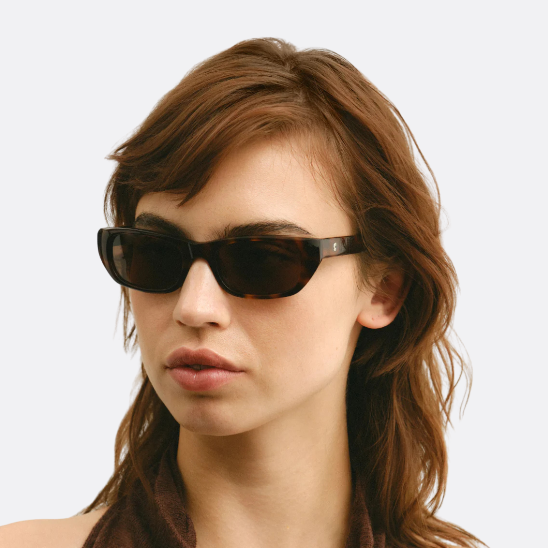 <PRODUCTTITLE> in Brown by Corlin Eyewear.