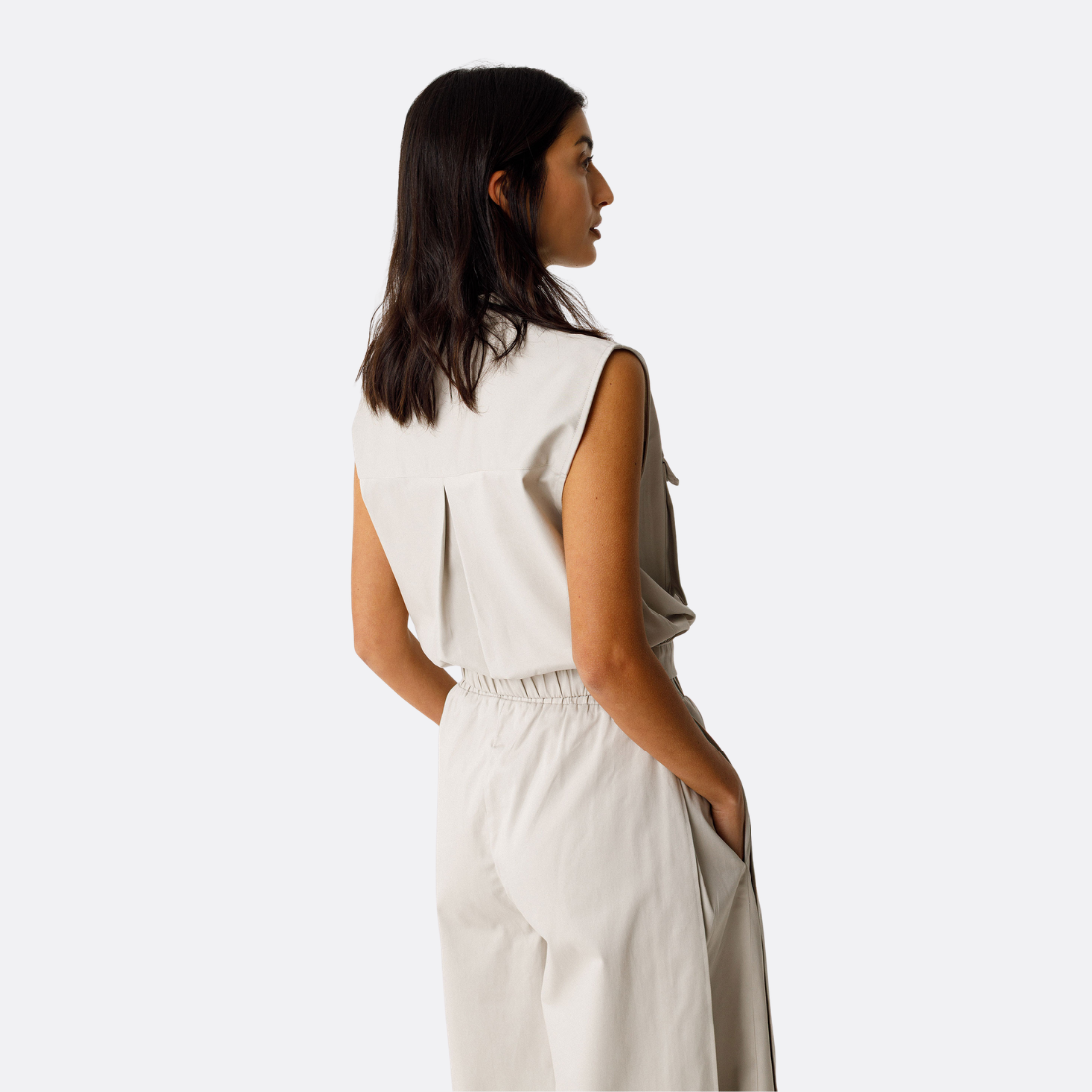 <PRODUCTTITLE> in Beige by SKFK.