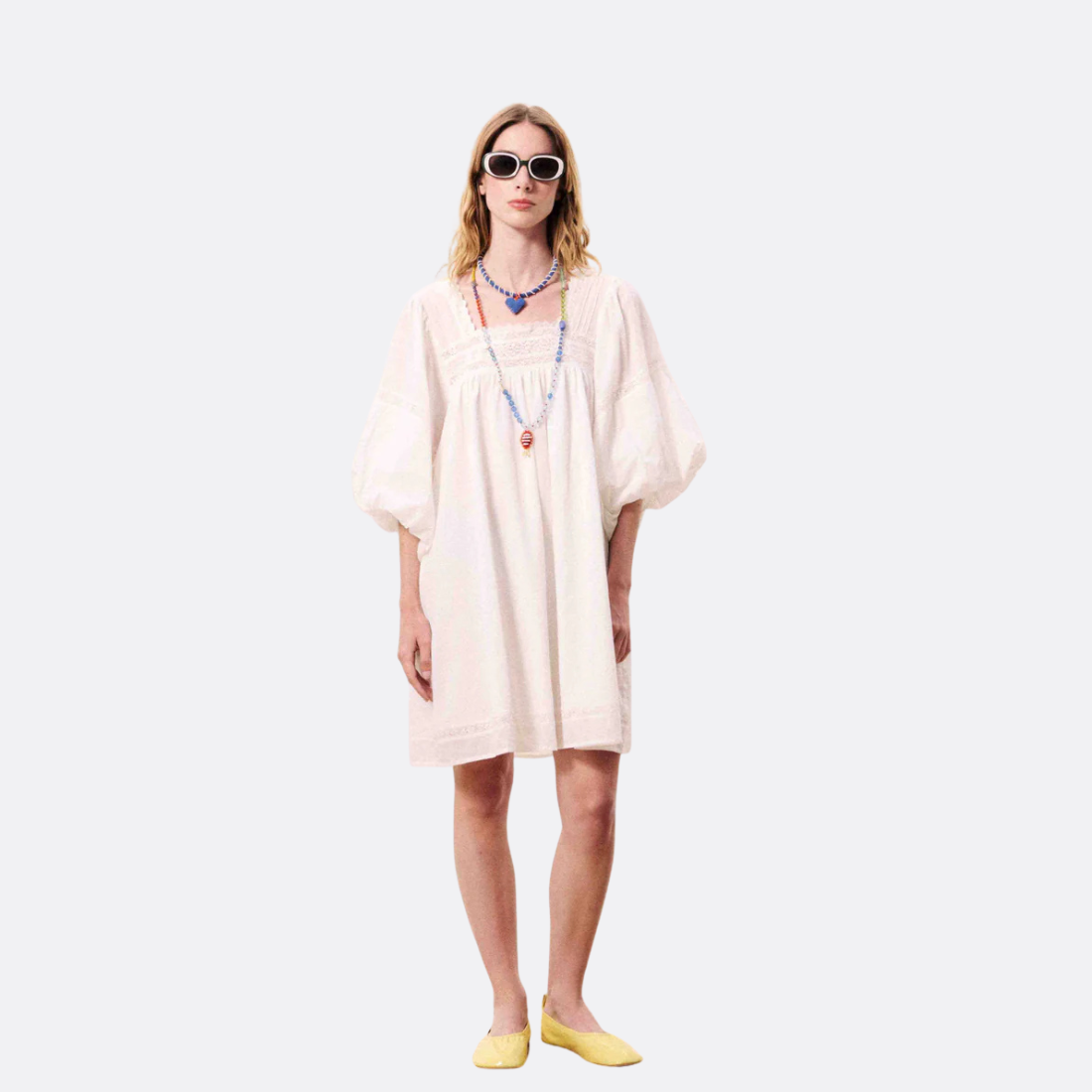 <PRODUCTTITLE> in White by FRNCH.