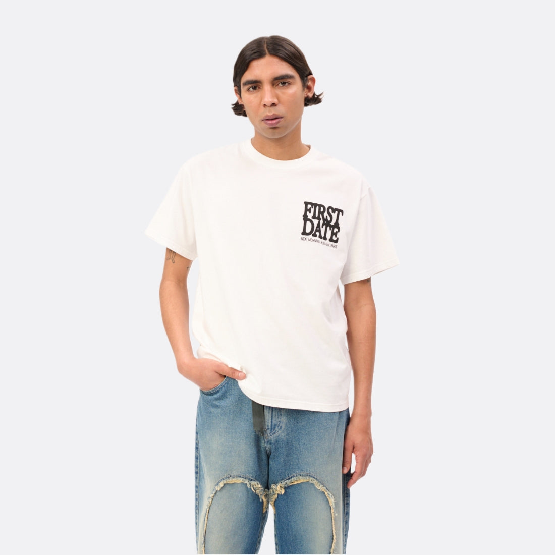 <PRODUCTTITLE> in White by Carne Bollente.