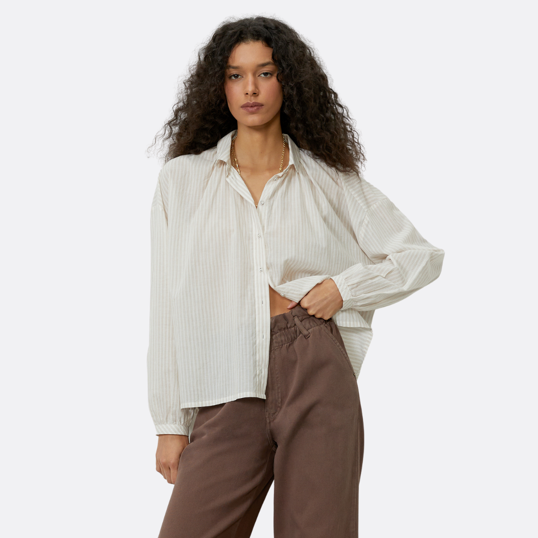 <PRODUCTTITLE> in Grey by Shoulder.