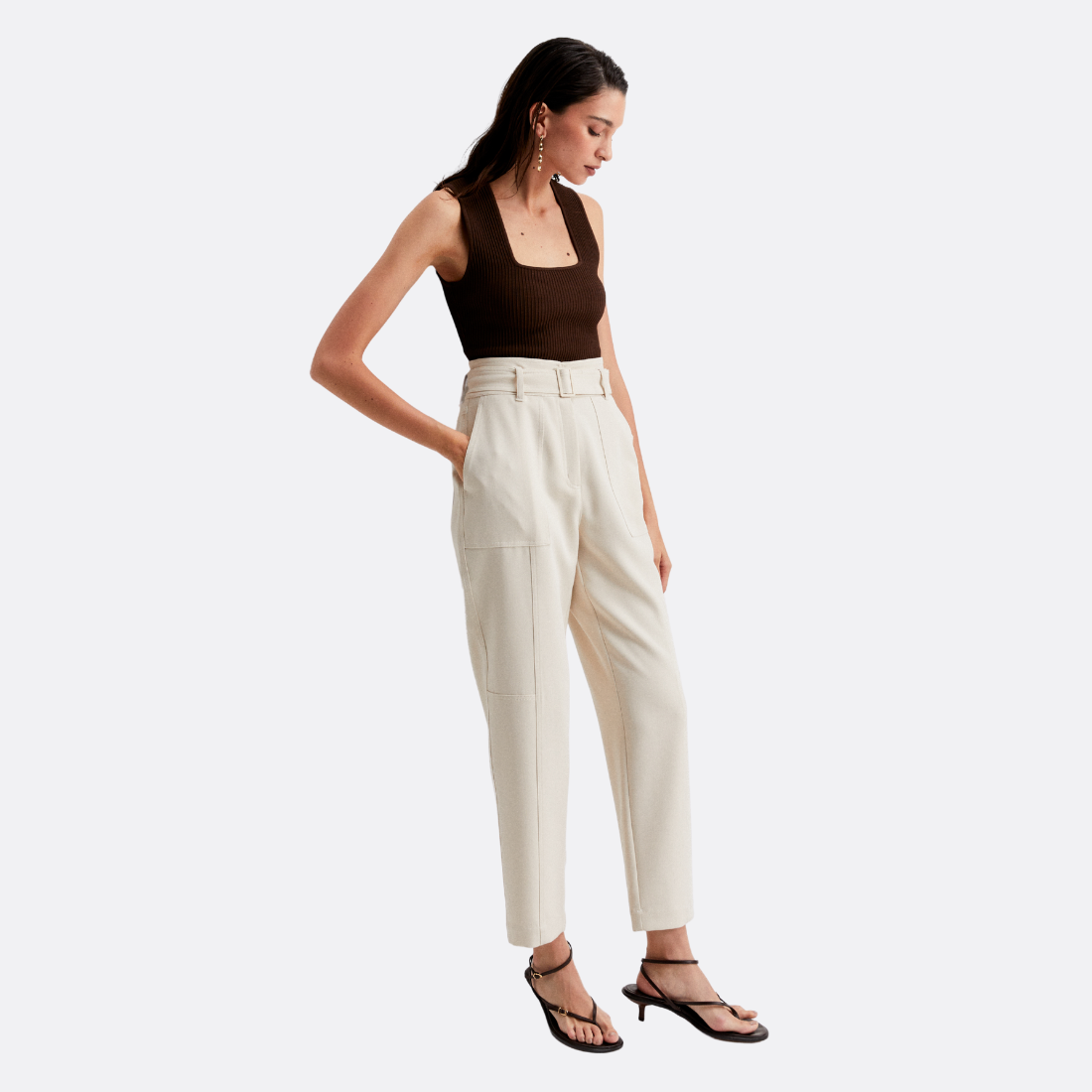 <PRODUCTTITLE> in Brown by Shoulder.