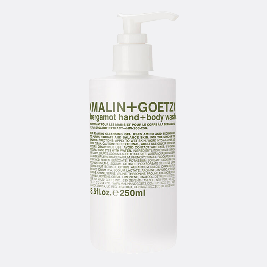 Bergamot Hand + Body Wash, 250 ml