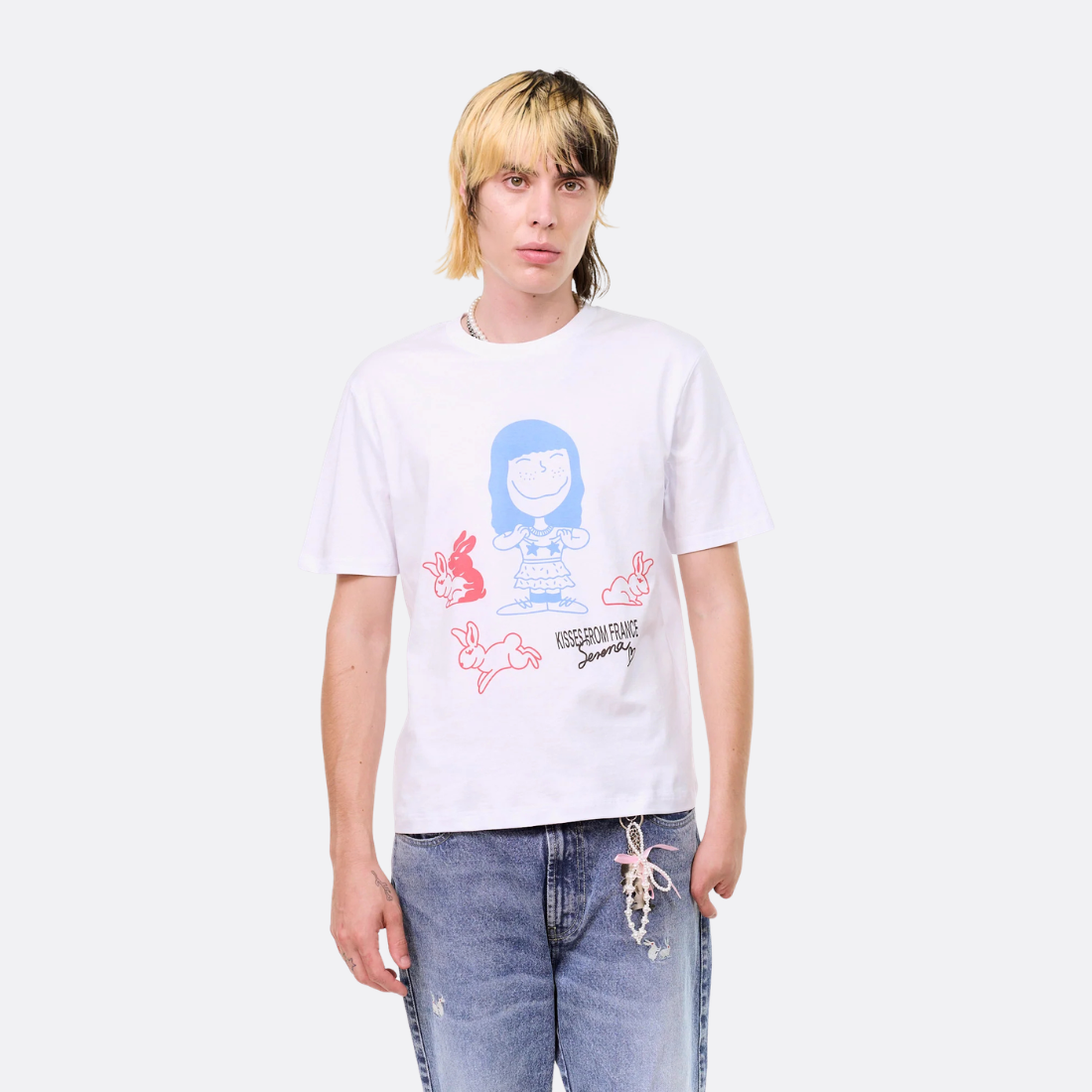 <PRODUCTTITLE> in White by Carne Bollente.