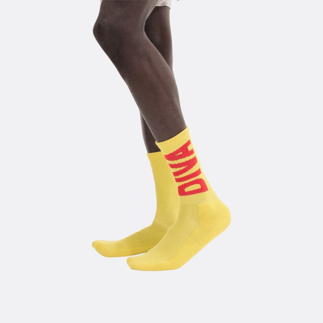<PRODUCTTITLE> in Yellow by Carne Bollente.
