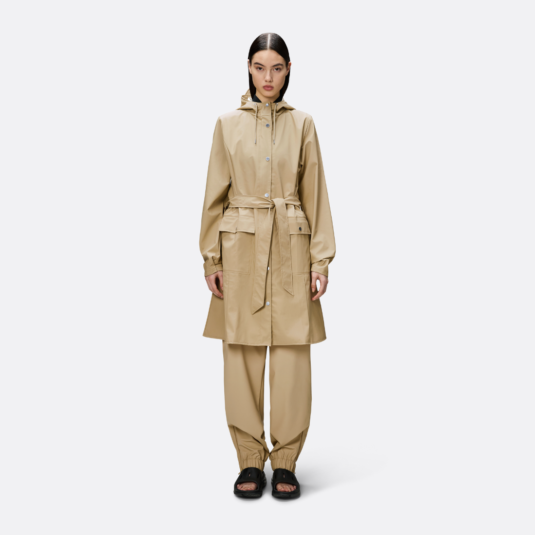 <PRODUCTTITLE> in Beige by Rains.