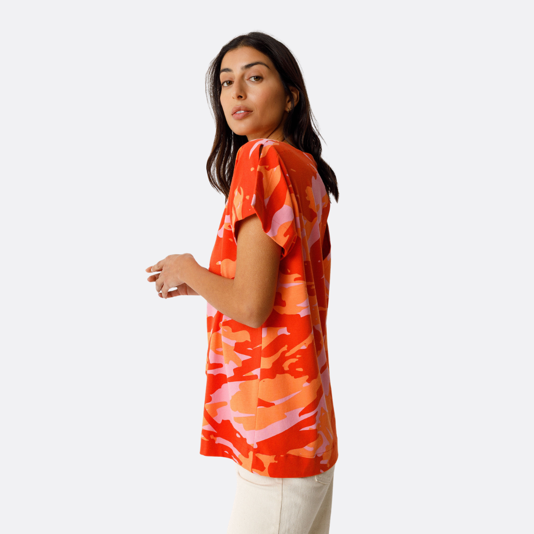 <PRODUCTTITLE> in Orange by SKFK.