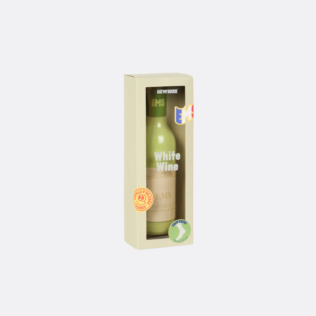Wine White Socks