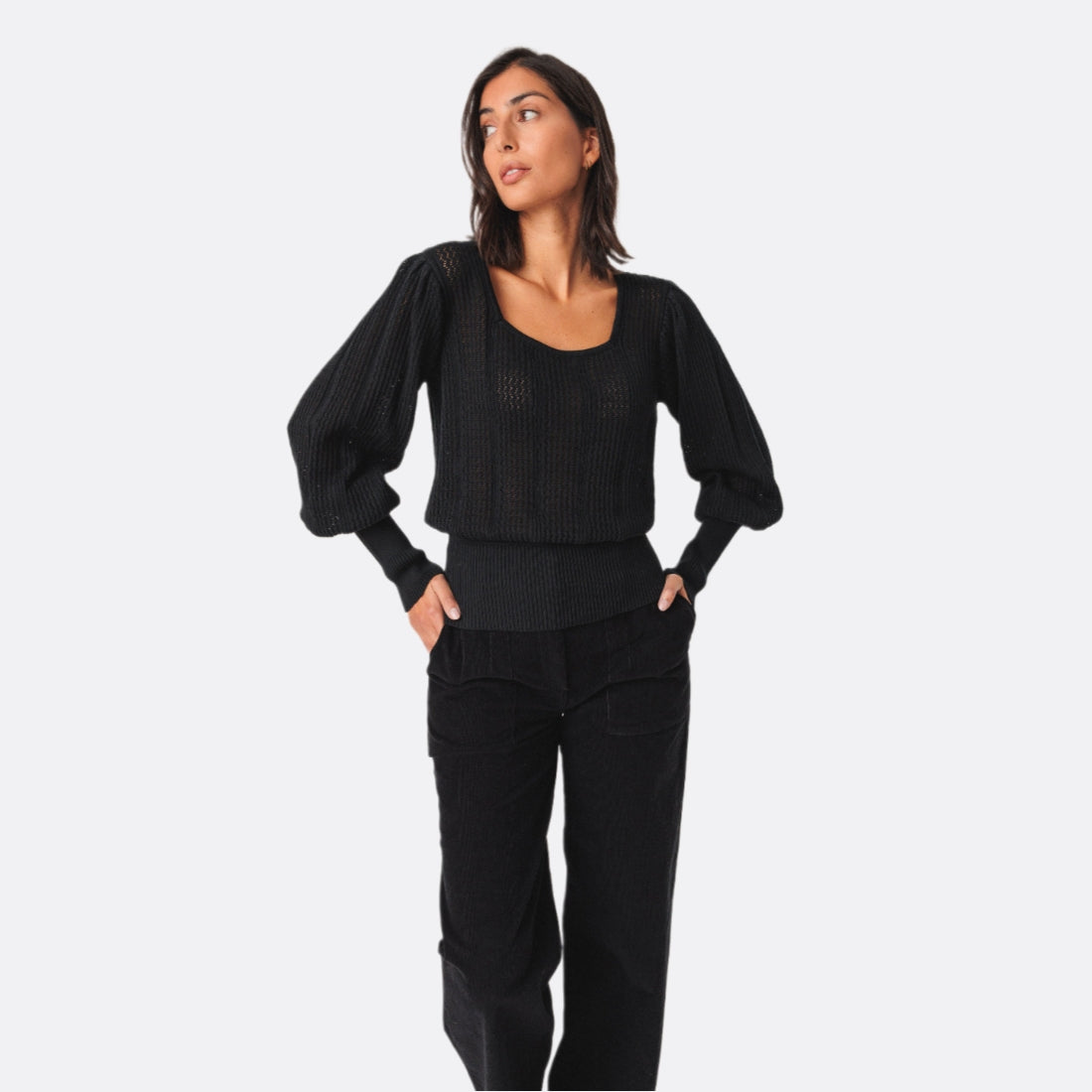 <PRODUCTTITLE> in Black by SKFK.