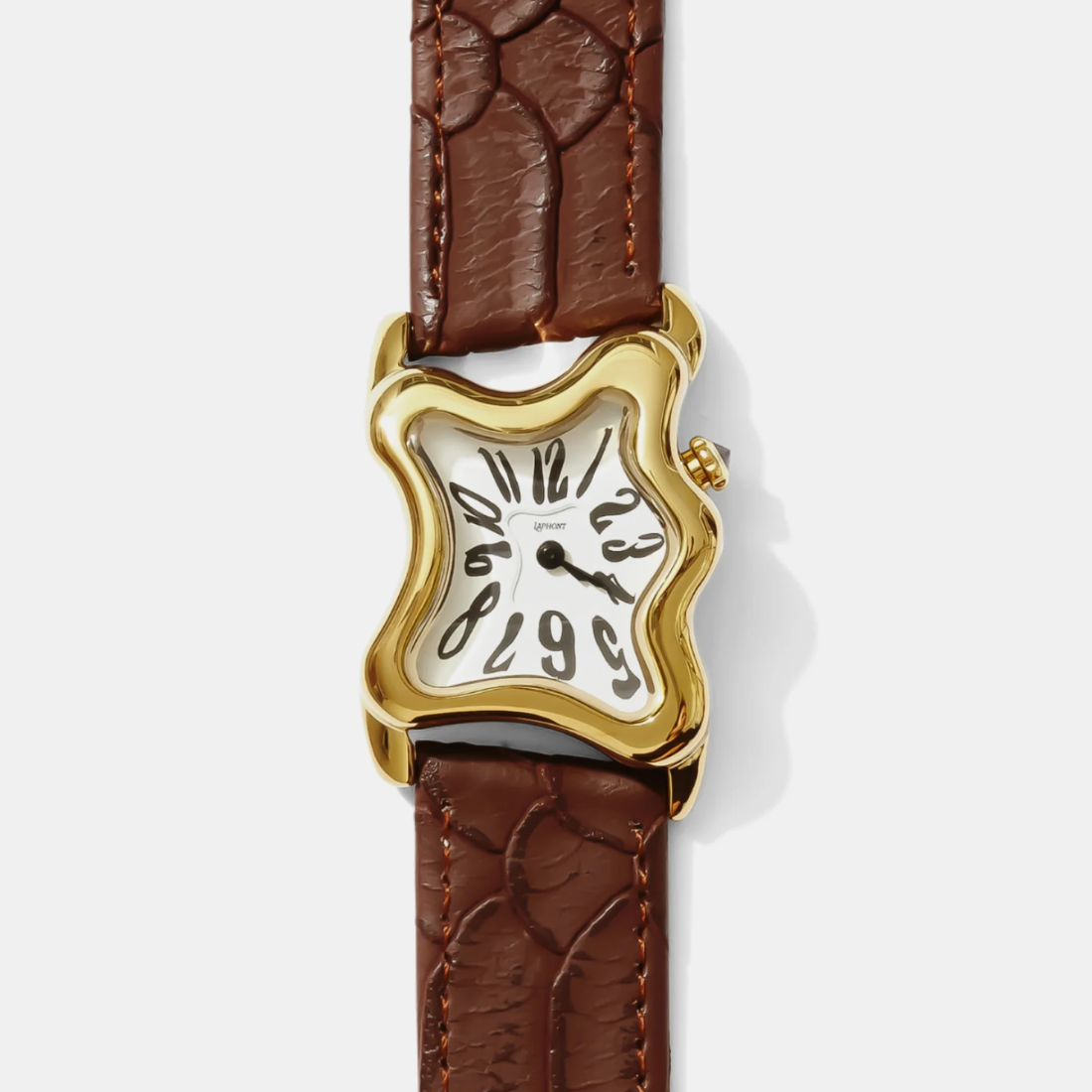 Ooblong watch white cadran