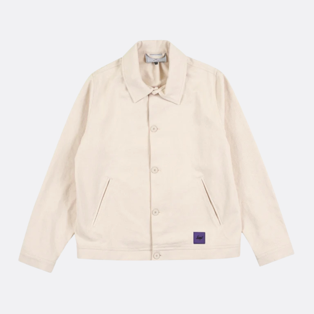 Sanjo Button Coat Ecru