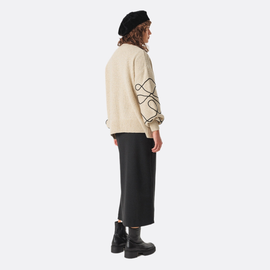 <PRODUCTTITLE> in Beige by SKFK.