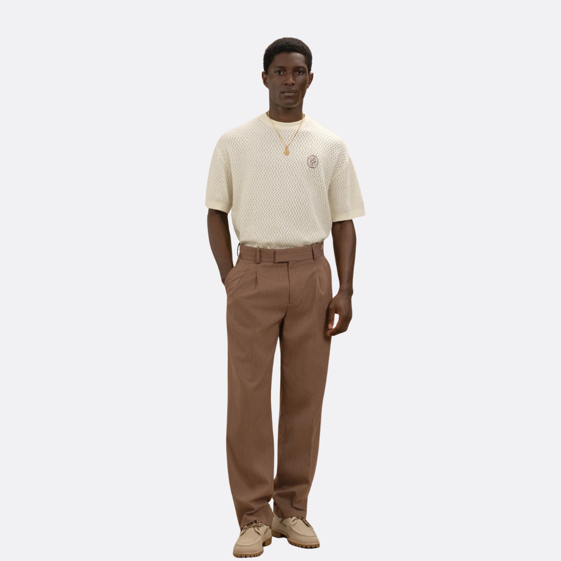 <PRODUCTTITLE> in White by Drolê de Monsieur.